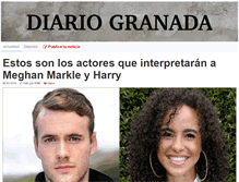 Tablet Screenshot of diariogranada.com